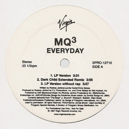 MQ3 : Everyday (12", Promo)