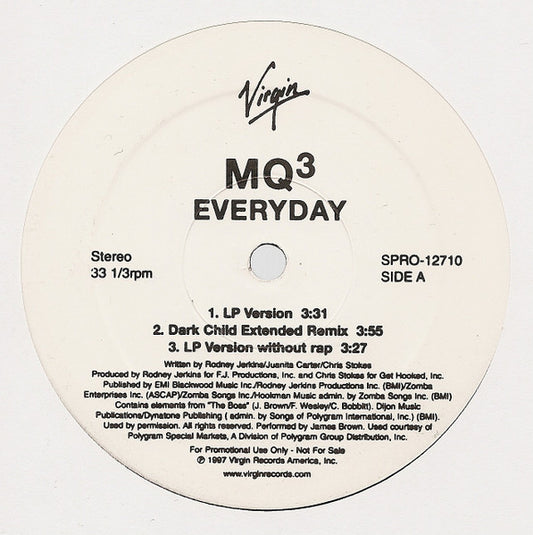MQ3 : Everyday (12", Promo)
