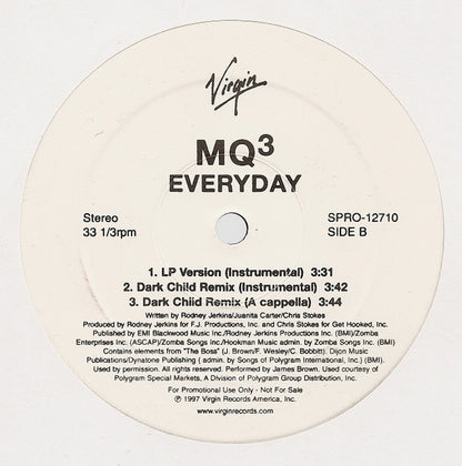 MQ3 : Everyday (12", Promo)