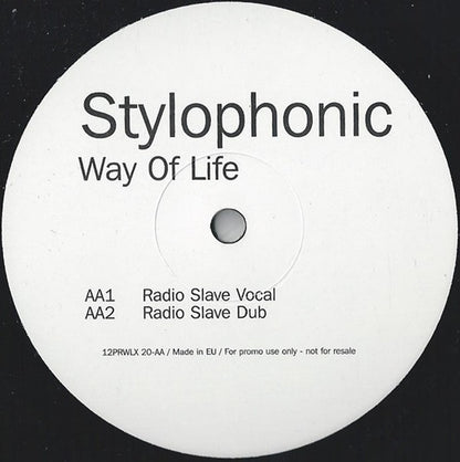 Stylophonic : Way Of Life (12", Promo)