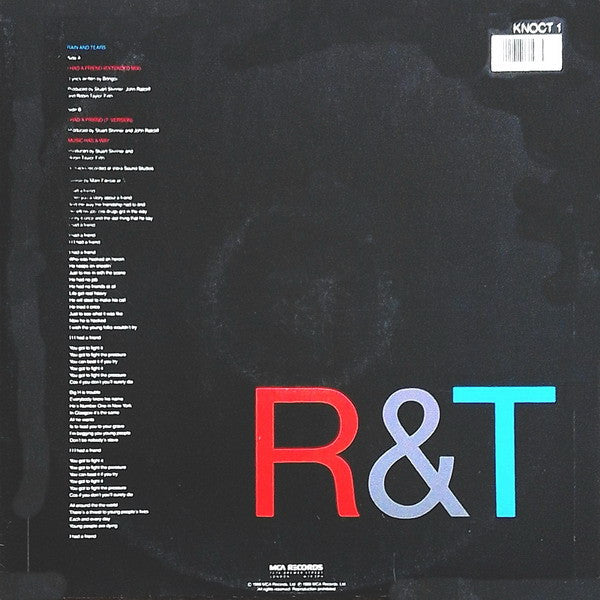 Rain & Tears : I Had A Friend (12")