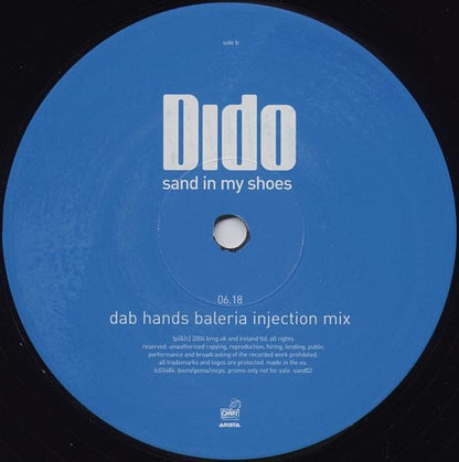Dido : Sand In My Shoes (12", Promo)