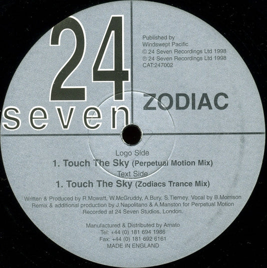 Zodiac (6) : Touch The Sky (12")