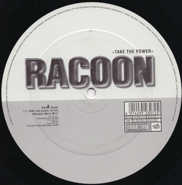 Racoon : Take The Power (12")