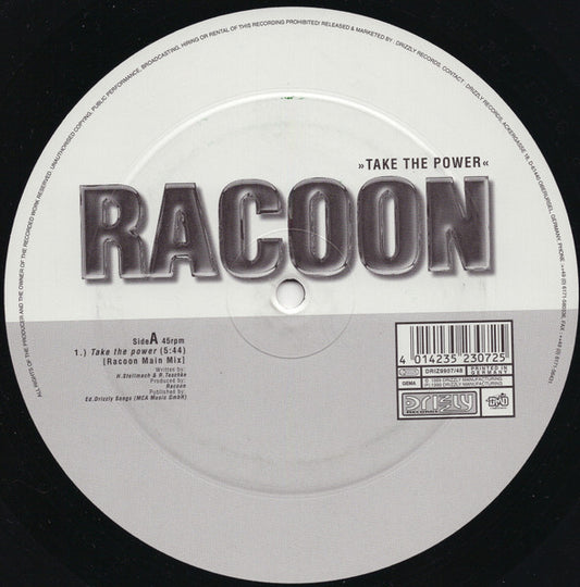 Racoon : Take The Power (12")