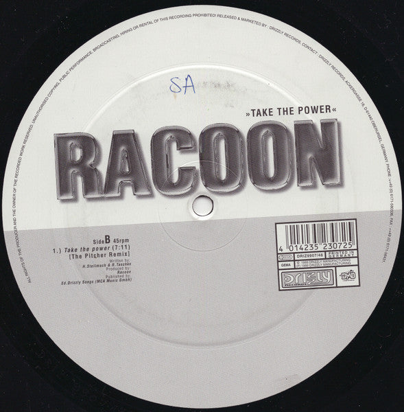 Racoon : Take The Power (12")