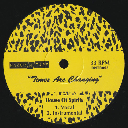 Tom Noble (3) Presents: House Of Spirits (2) : Times Are Changing (12")