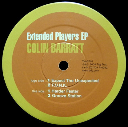 Colin Barratt : Extended Players EP (12", EP)
