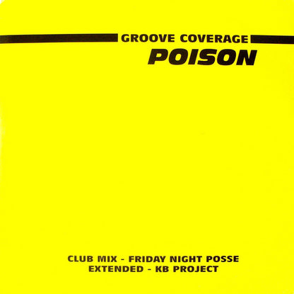 Groove Coverage : Poison (2x12", Promo)