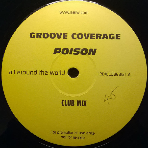 Groove Coverage : Poison (2x12", Promo)