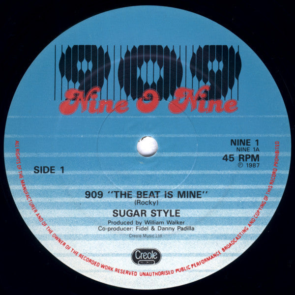 Sugar Style : 909 - The Beat Is Mine (12")