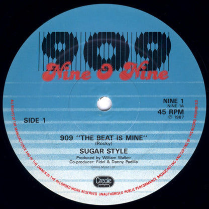 Sugar Style : 909 - The Beat Is Mine (12")