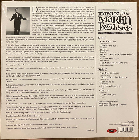 Dean Martin : French Style (LP, Album, RE, Pin)