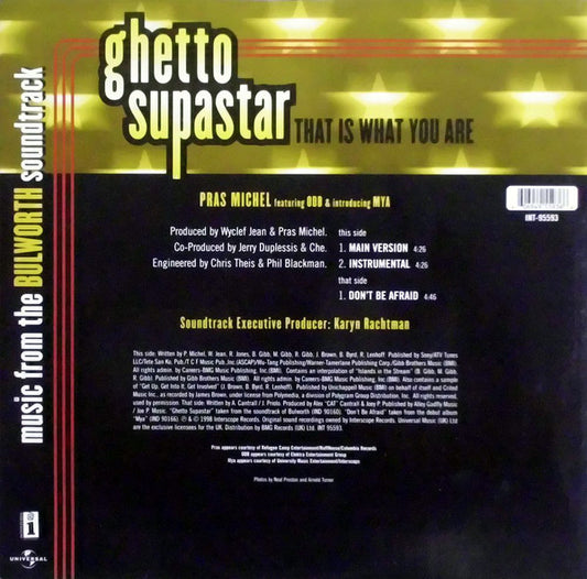 Pras Michel Featuring ODB* & Introducing Mya : Ghetto Supastar (That Is What You Are) (12")