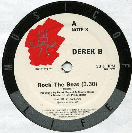 Derek B : Rock The Beat (12")