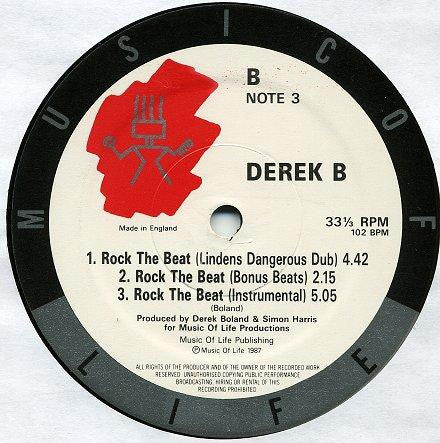 Derek B : Rock The Beat (12")