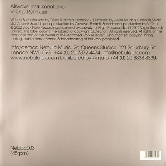 Tiësto* : In My Memory (12")