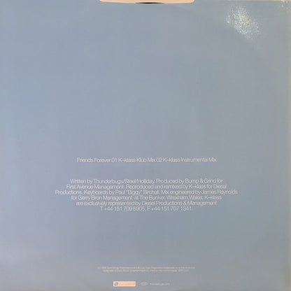 Thunderbugs : Friends Forever (The K-Klass Mixes) (12", Promo)