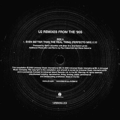 U2 : Remixes From The '90s (2x12", Promo, Smplr)