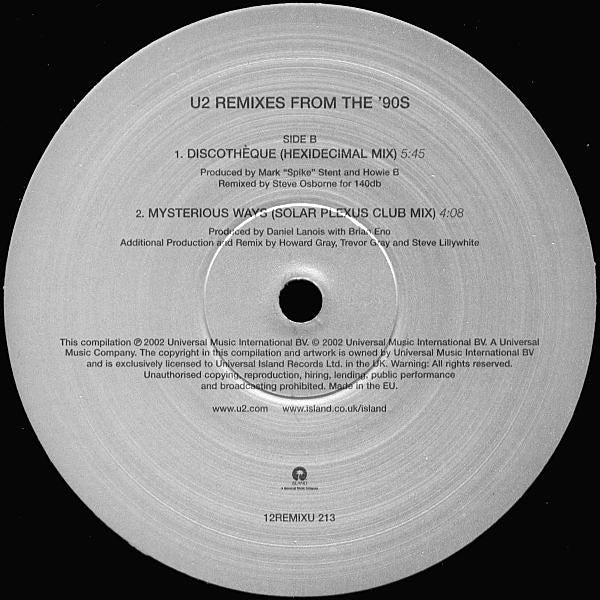 U2 : Remixes From The '90s (2x12", Promo, Smplr)