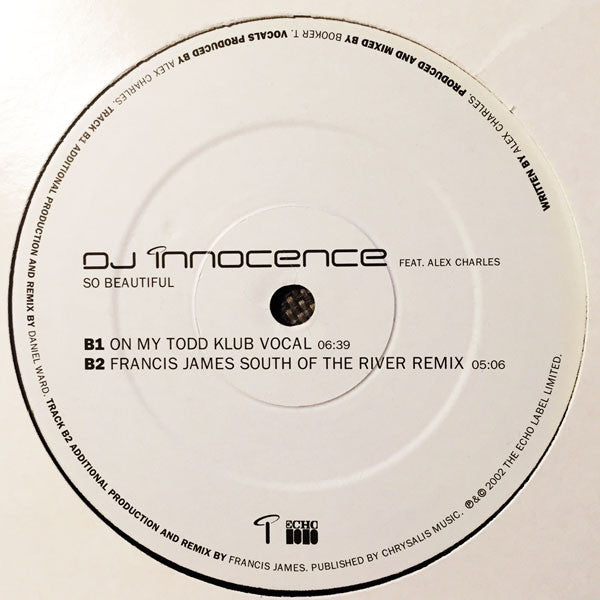 DJ Innocence Feat. Alex Charles : So Beautiful (12", Promo)