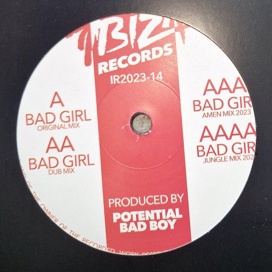 Potential Bad Boy : Bad Girl 2023 EP (12")