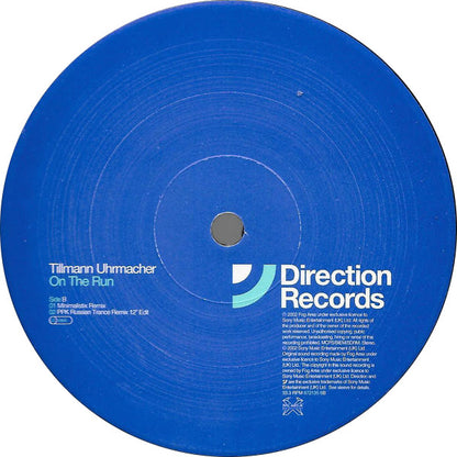 Tillmann Uhrmacher : On The Run (12")