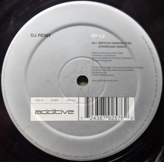 DJ Remy : EP 1.2 (12", EP)