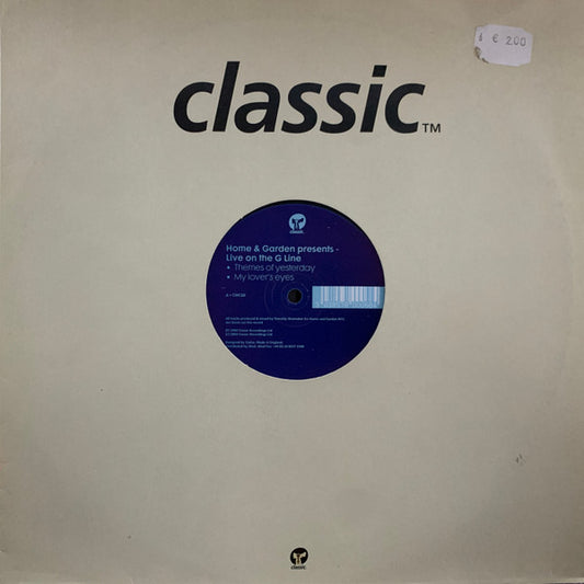 Home & Garden : Live On The G-Line (12")