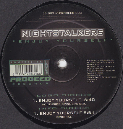 Nightstalkers (2) : Enjoy Yourself (12", Single)