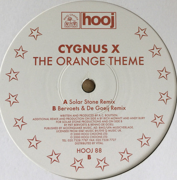 Cygnus X : The Orange Theme (12", Promo)