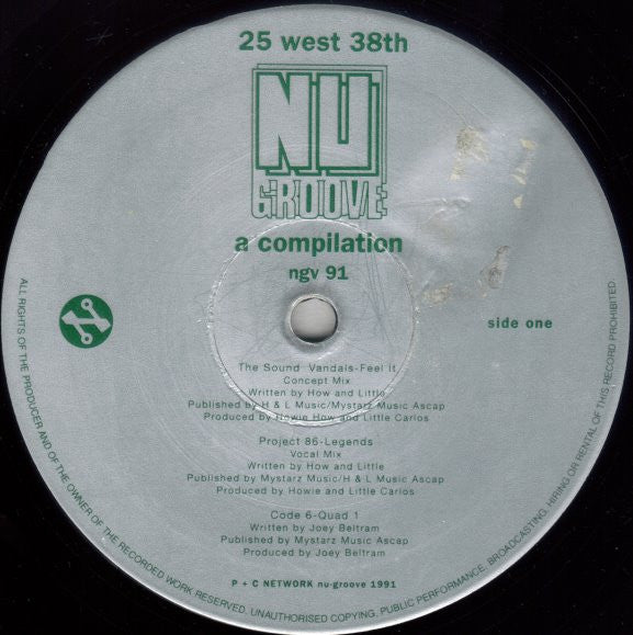 Various : Nu Groove  - 25 West 38th - A Compilation (2xLP, Comp)