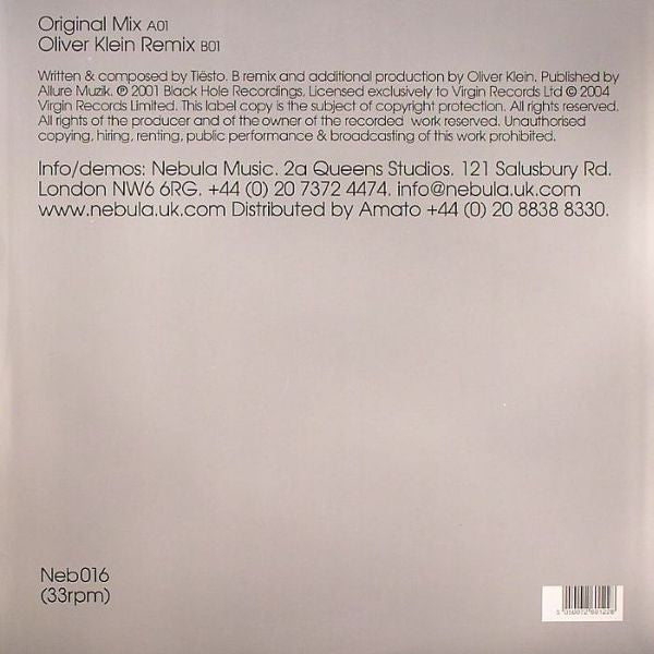 Tiësto* : Flight 643 (12")
