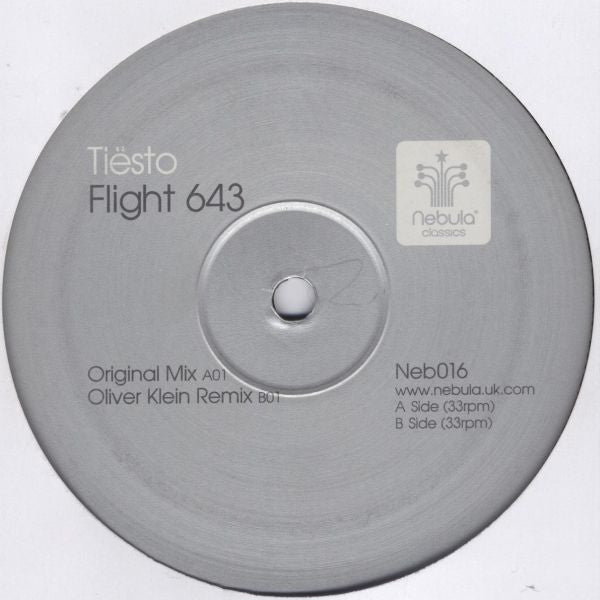 Tiësto* : Flight 643 (12")