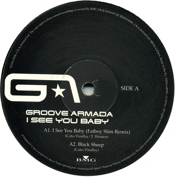 Groove Armada : I See You Baby (12")