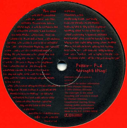 Freeform Five : Strangest Things (Part 1) (12")