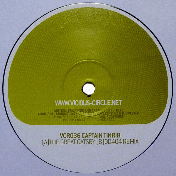Captain Tinrib : The Great Gatsby (12")