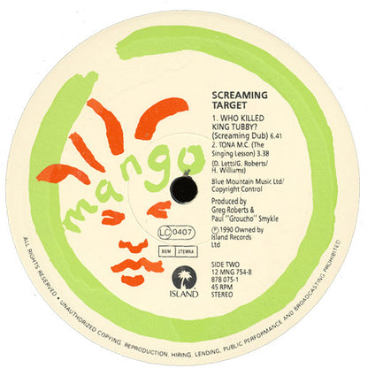 Screaming Target : Who Killed King Tubby? (12")