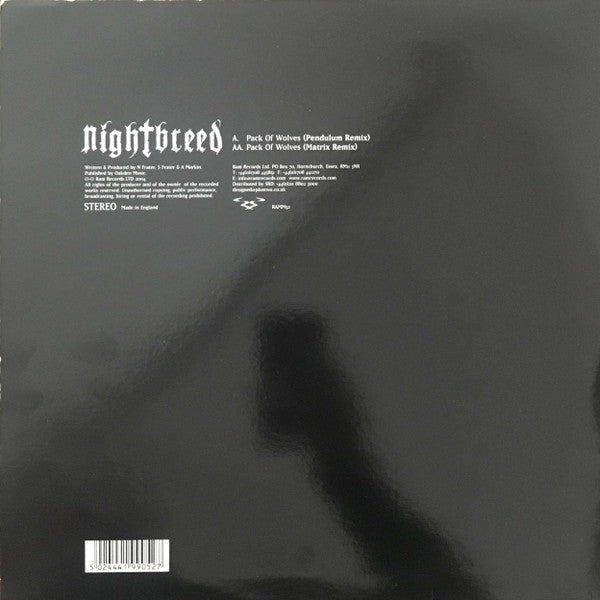 Nightbreed (3) : Pack Of Wolves (Pendulum & Matrix Remixes) (12")