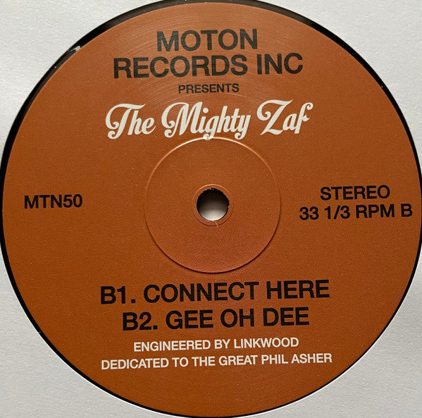 The Mighty Zaf : Things Could Be (12")
