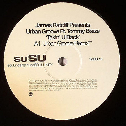 James Ratcliff pres. Urban Groove (2) : Takin' U Back (12")