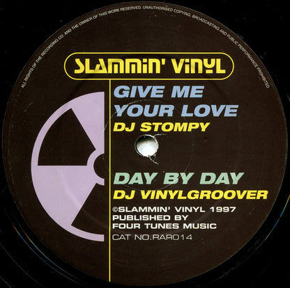 DJ Stompy / Vinylgroover : Give Me Your Love / Day By Day (12", Ful)