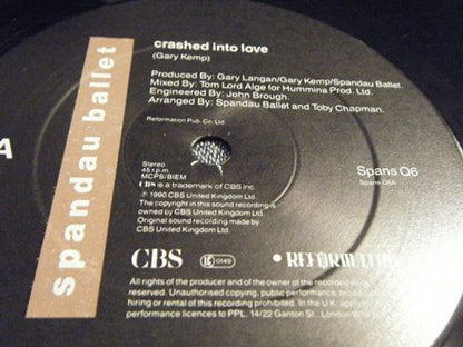 Spandau Ballet : Crashed Into Love (12", Gat)