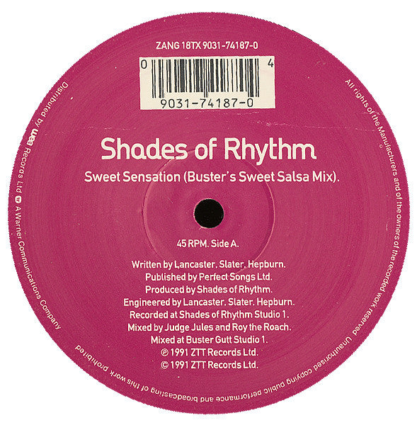 Shades Of Rhythm : Sweet Sensation Remixes (12")