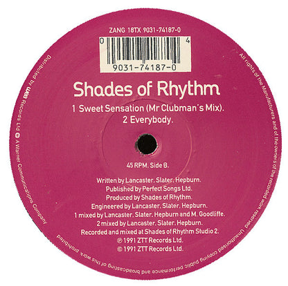 Shades Of Rhythm : Sweet Sensation Remixes (12")