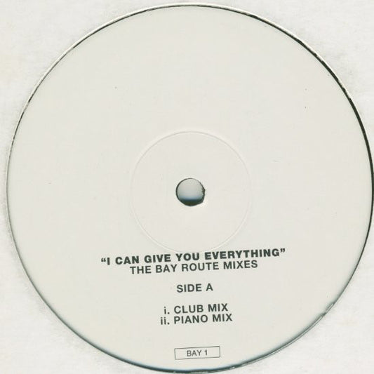 Wet Wet Wet : I Can Give You Everything - The Bay Route Mixes (12", Single, Promo)