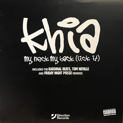 Khia : My Neck, My Back (Lick It) (12")