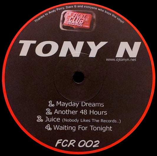 Tony N : Mayday Dreams (12")