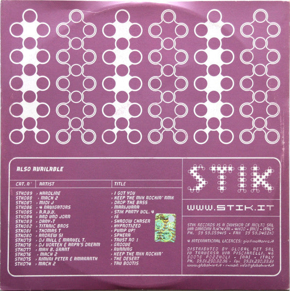 DJ Vortex & Arpa's Dream : Ohm (12")