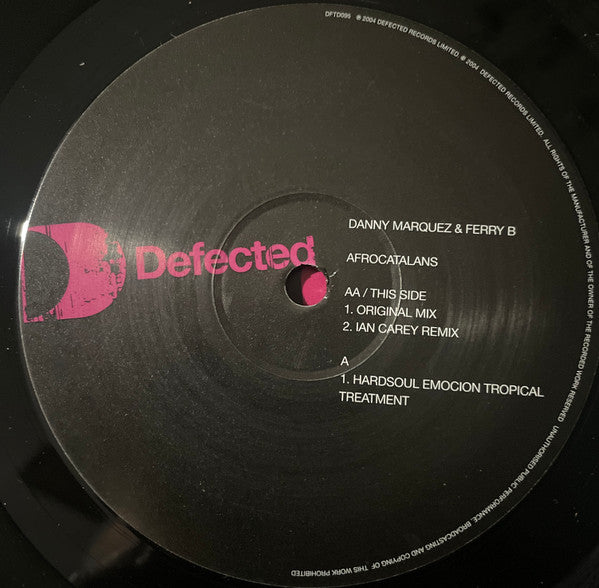 Danny Marquez & Ferry B : Afrocatalans (12")